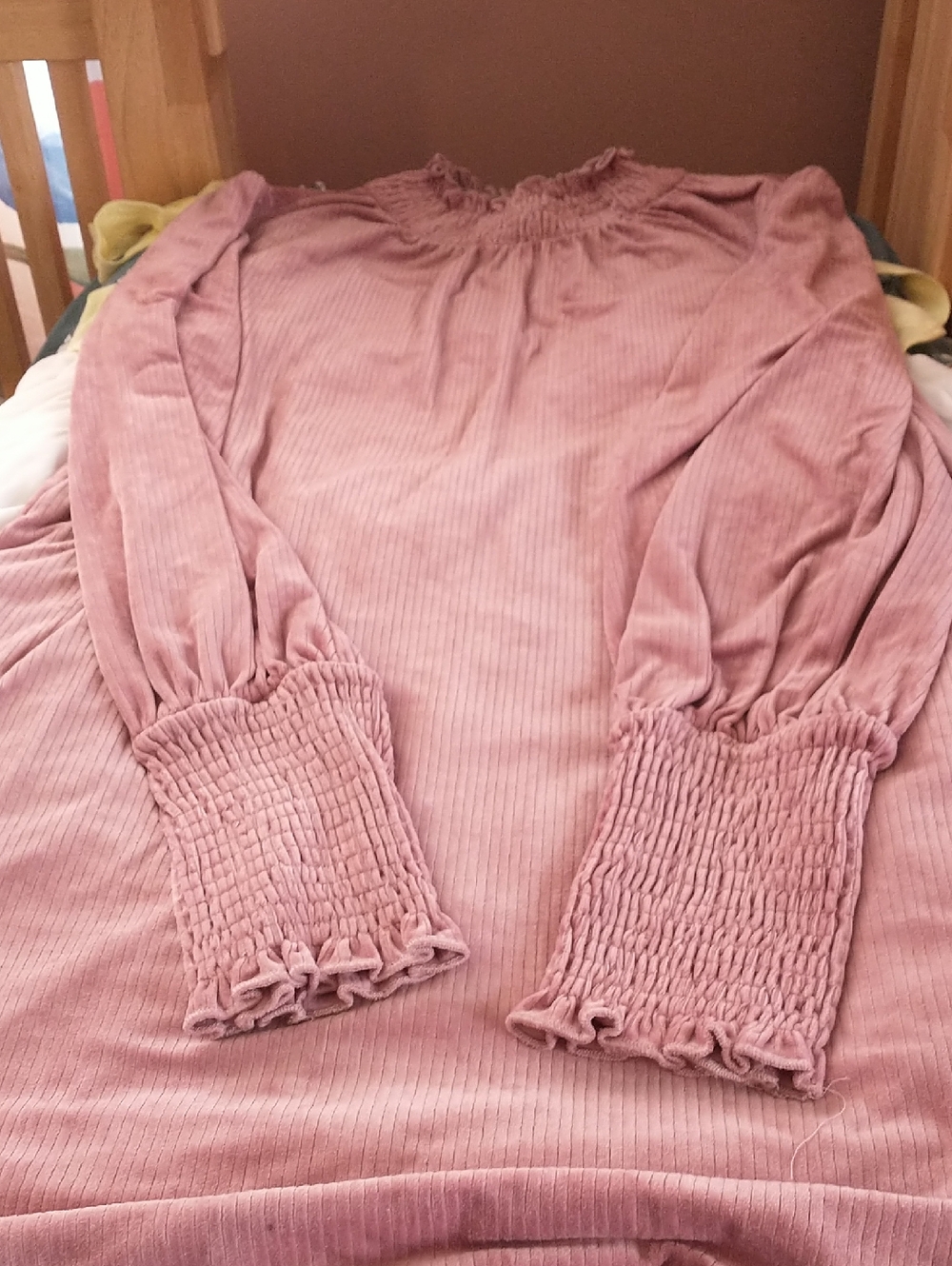 "Paris" Pink Velvet Mini dress